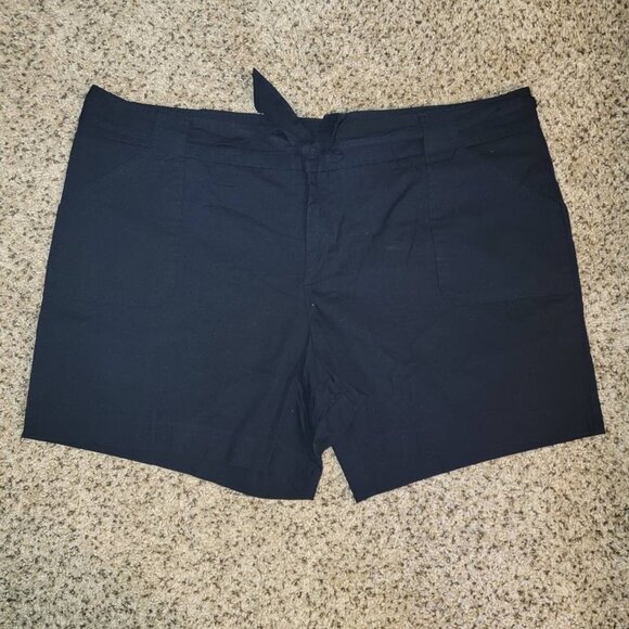 Croft and Barrow Stretch Shorts - Two Pairs - Black and Navy - New Without Tags - Picture 3 of 8
